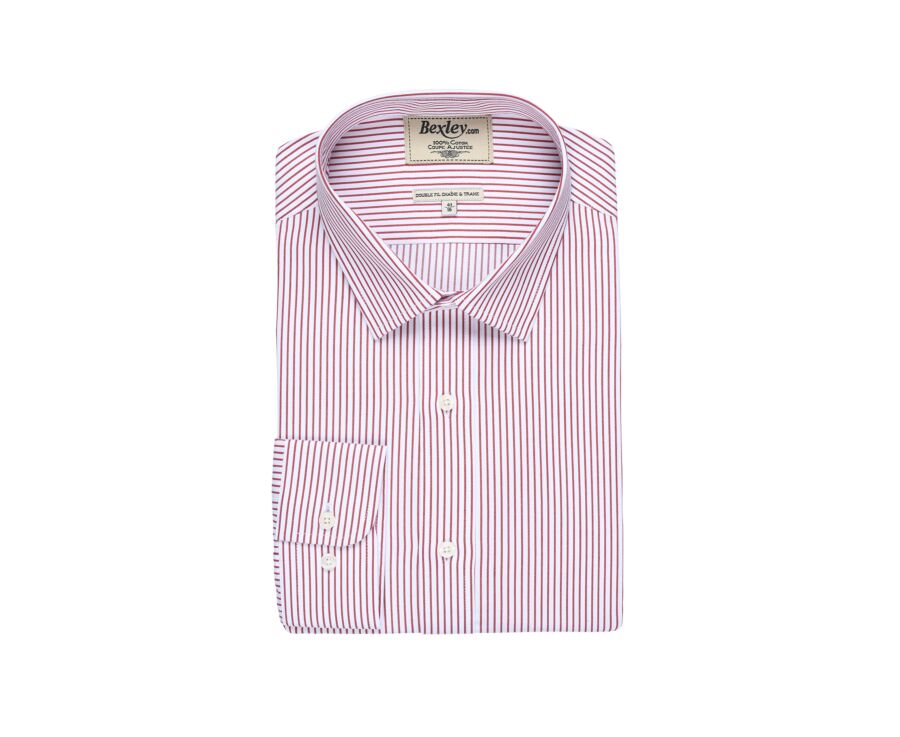 White shirt with red stripes - GEOFFROY