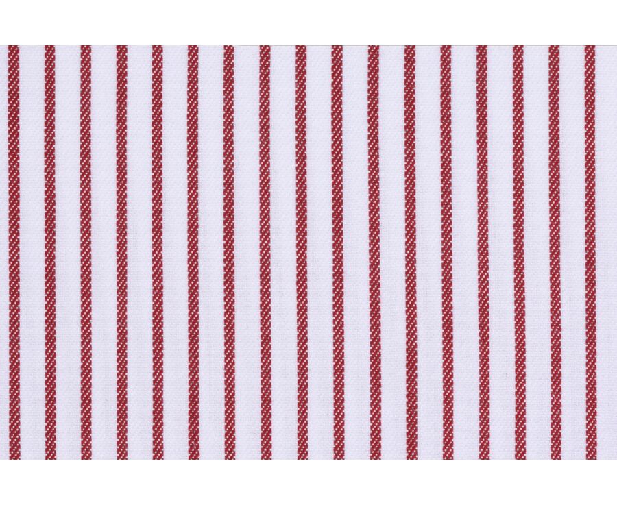 White shirt with red stripes - GEOFFROY