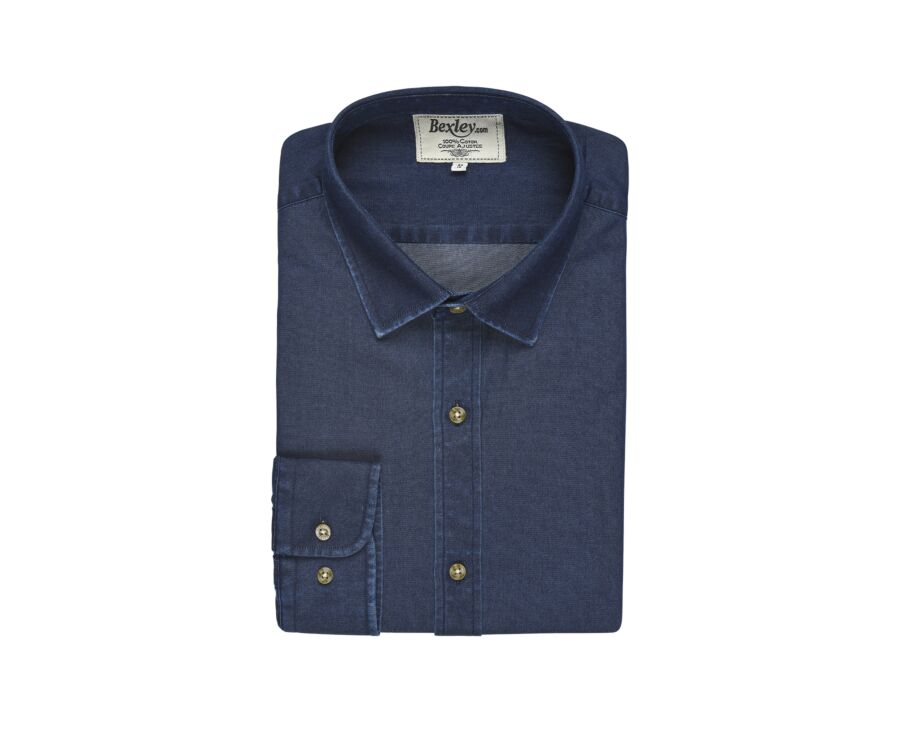 Dark Indigo Denim shirt - JACQUEMIN