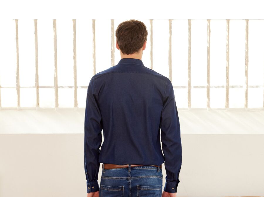 Dark Indigo Denim shirt - JACQUEMIN