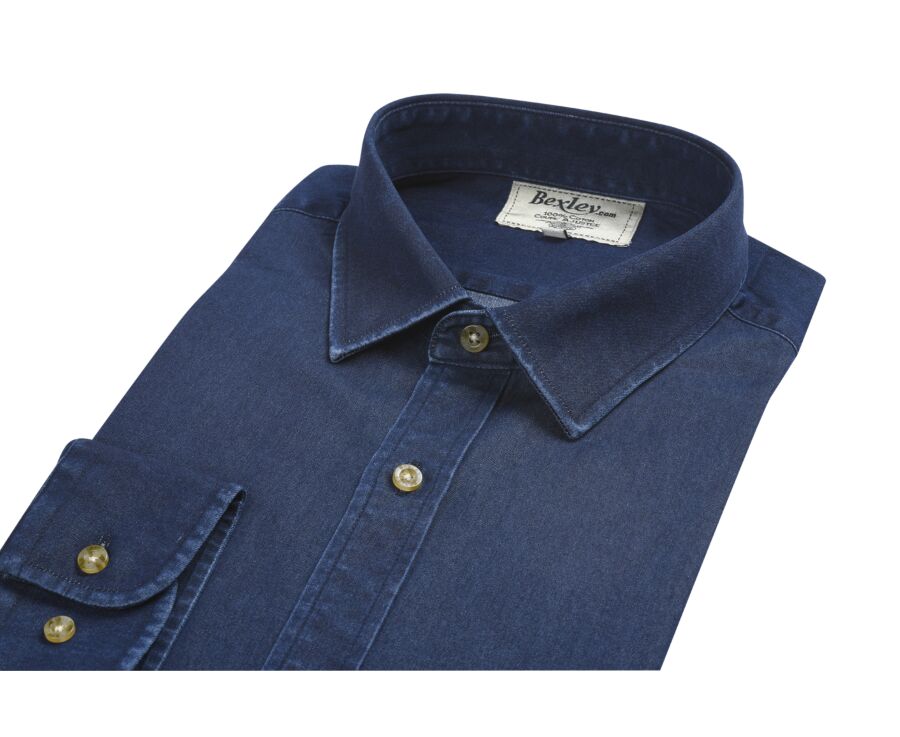 Dark Indigo Denim shirt - JACQUEMIN