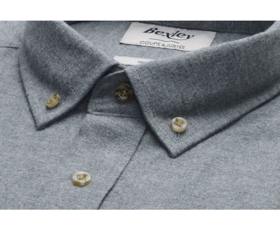 Lime Green Flannel shirt with Pocket - ALEXANDER