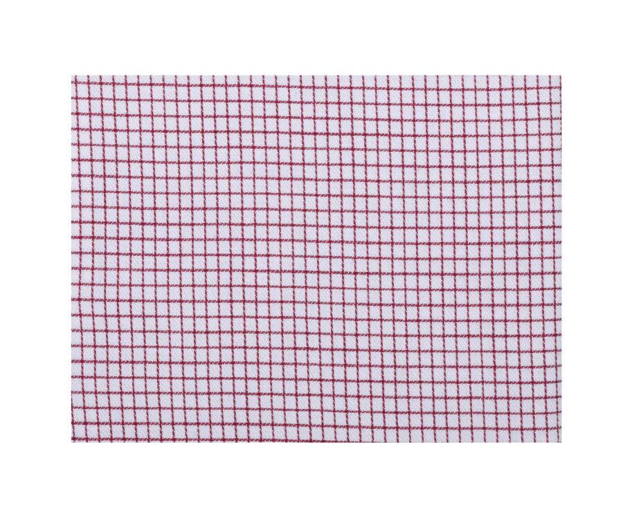 White shirt with red thin checks - SALVATORE