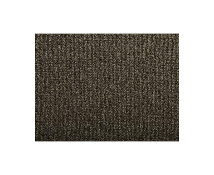 Khaki half-zip wool jumper - KEITHY