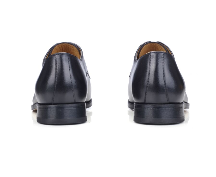 Black Derby Shoes - Leather outsole - GILWELL