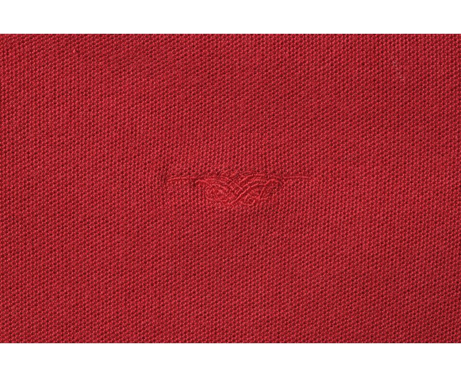 Red Men's long sleeve polo shirt - ANDY II ML