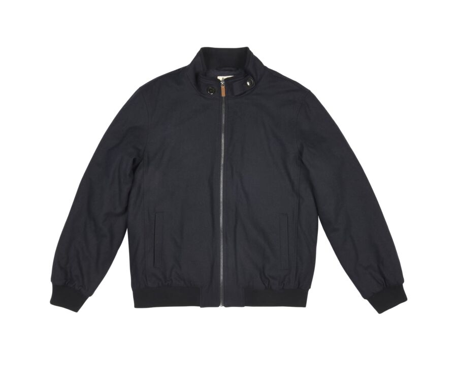 Men's Navy Wool Winter Jacket - CORBYN