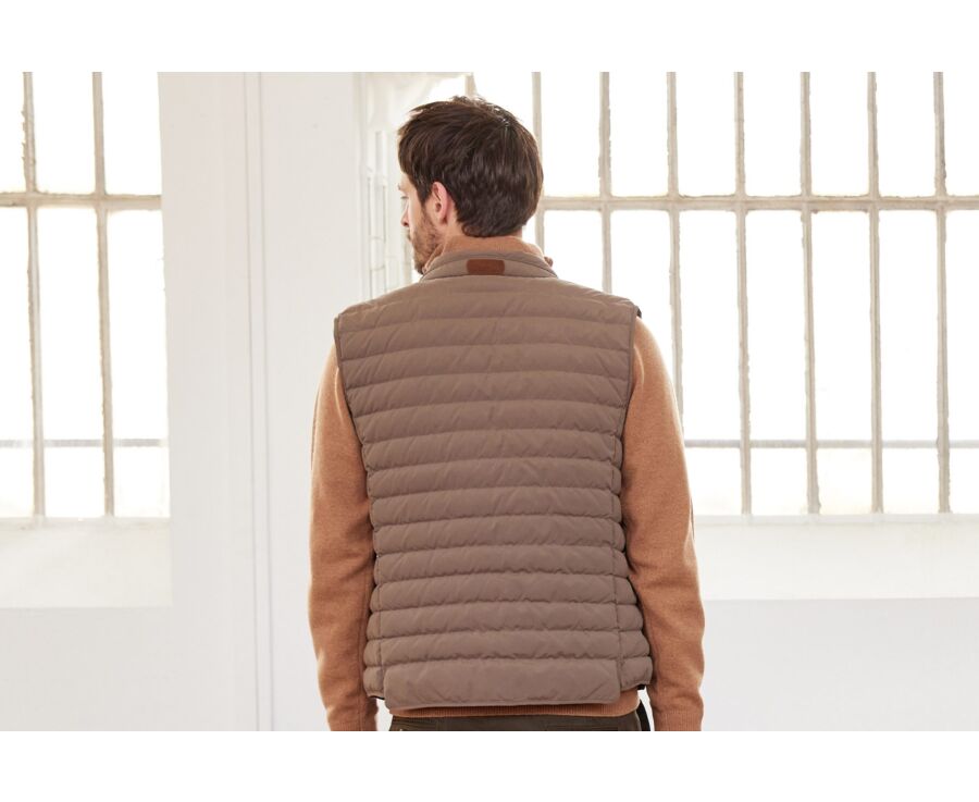 Light Brown Down Gilet - NIELS II