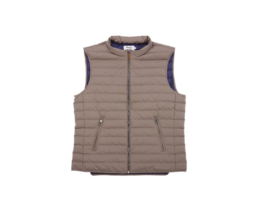 Light Brown Down Gilet - NIELS II