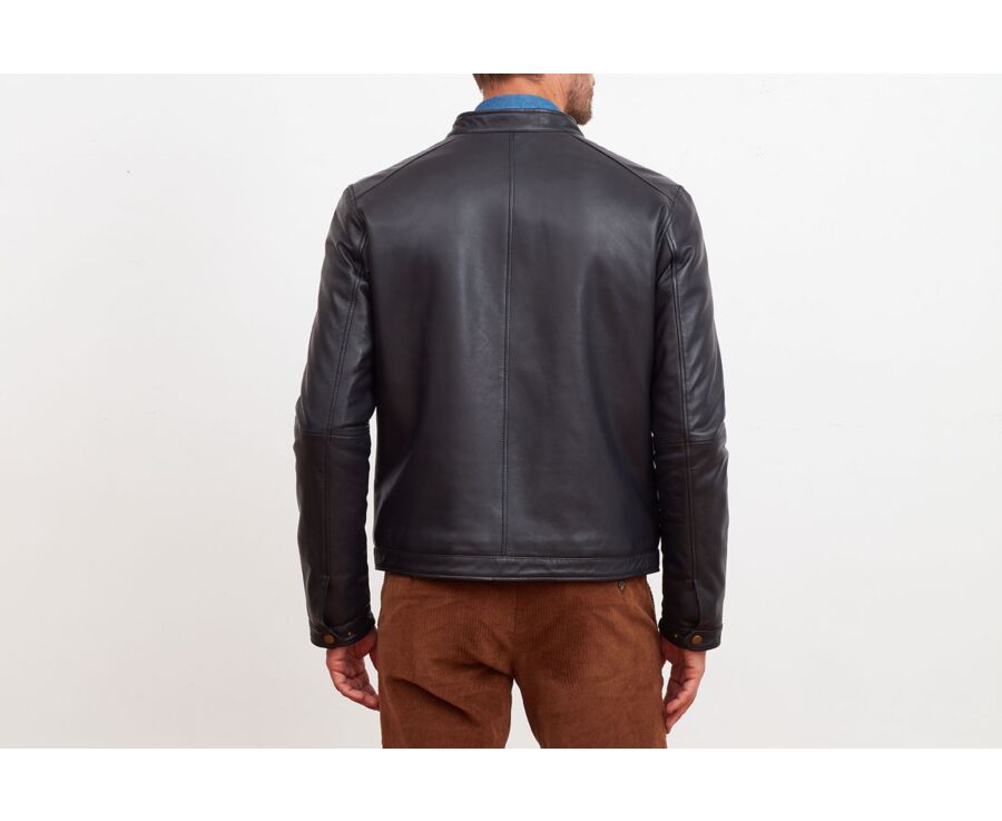 Black Leather Jacket - CARTER