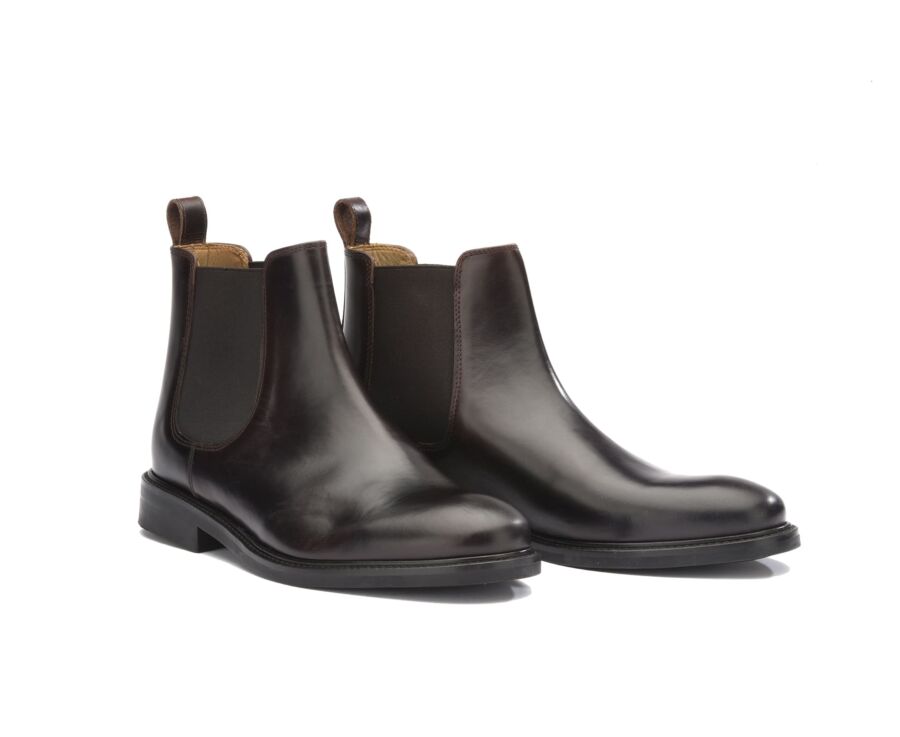 Chocolate Chelsea Boots - FANGLER GOMME CITY