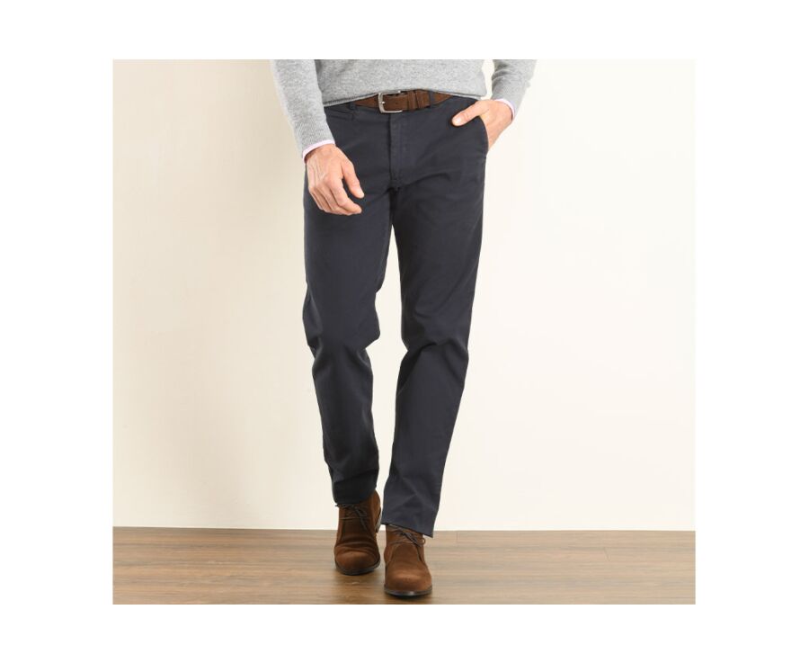 Navy Chino trousers for men - JERRY II
