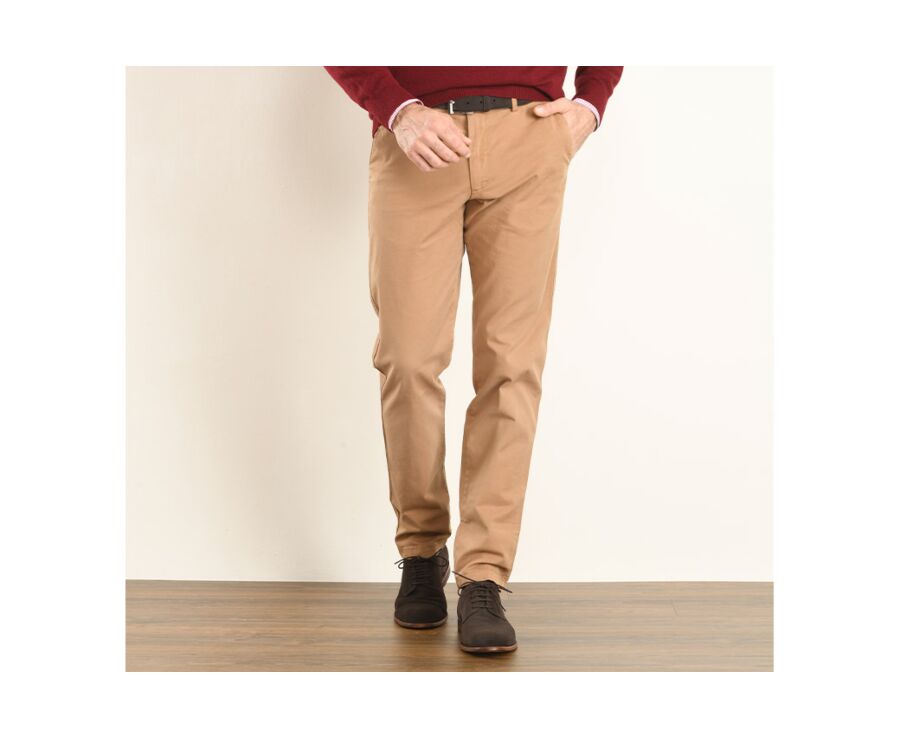 Camel Chino trousers for men - JERRY II