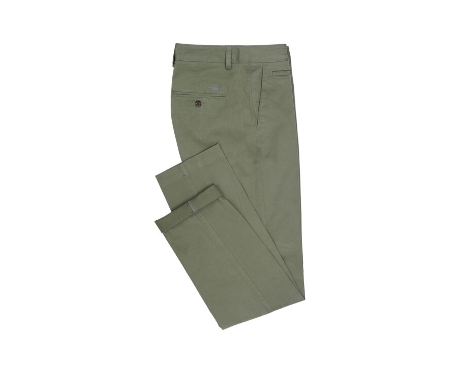 Men's chino trousers Sage Green - JERRY II