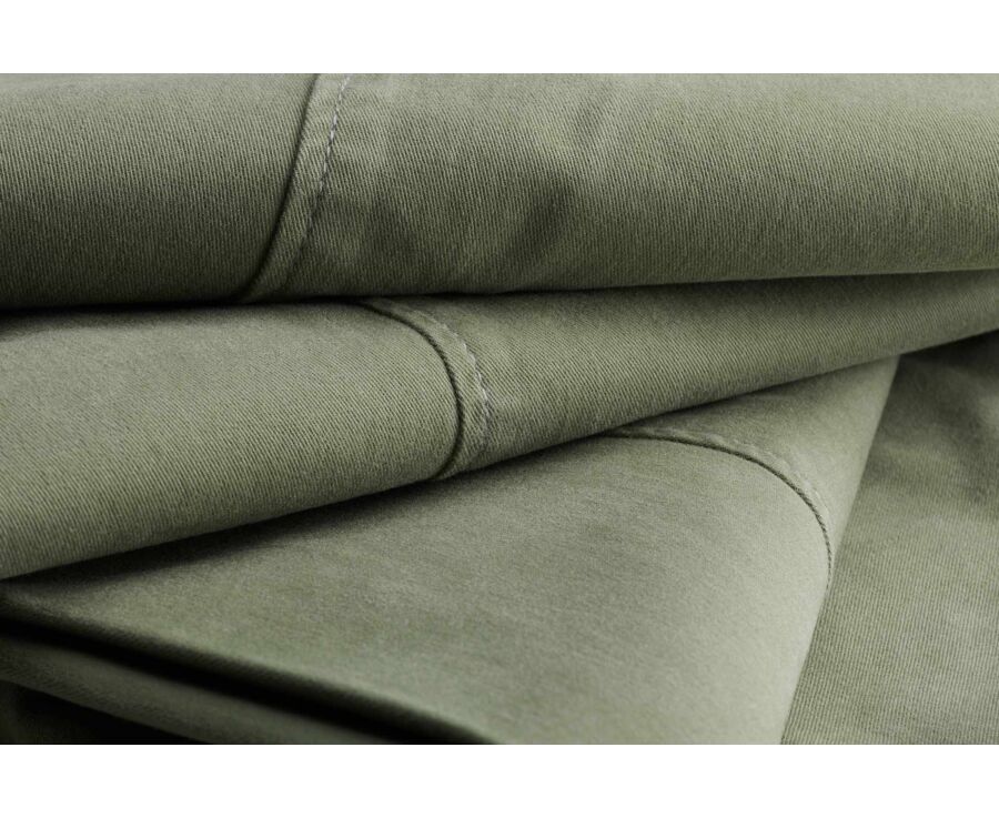 Men's chino trousers Sage Green - JERRY II