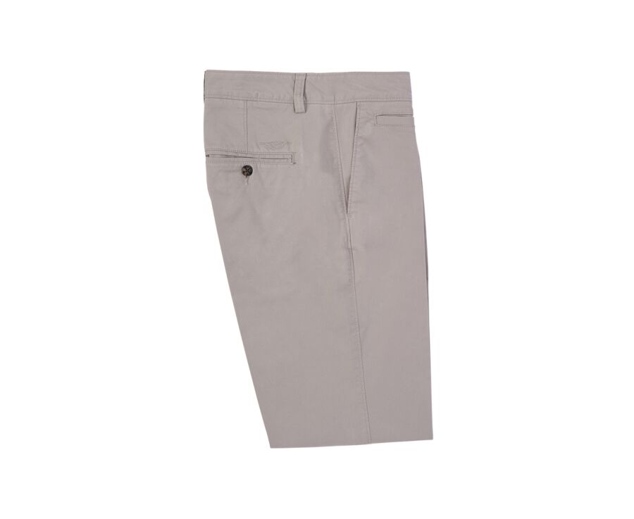 Men's chino trousers Dark Greige - JERRY II