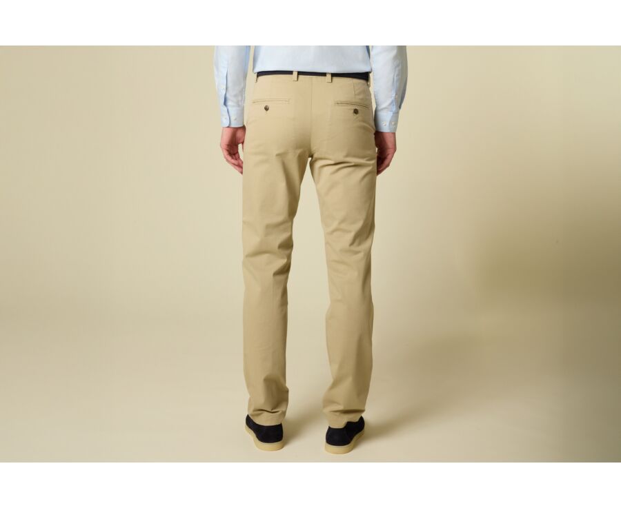 Men's chino trousers Putty beige - JERRY II