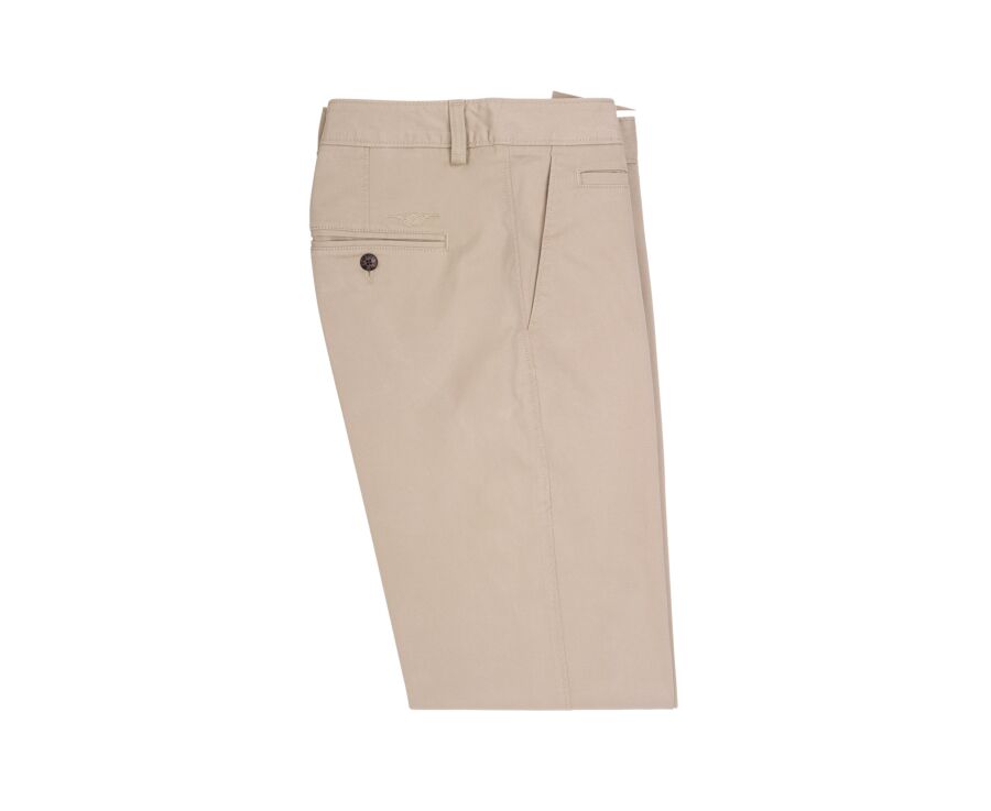 Men's chino trousers Putty beige - JERRY II
