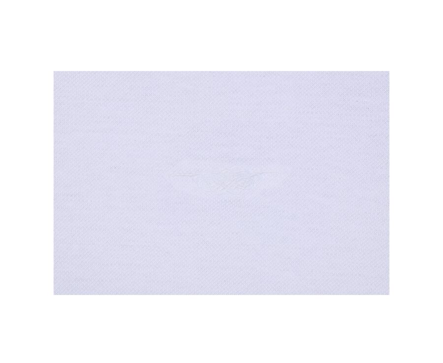 White and Navy Men's polo shirt - ALBERN