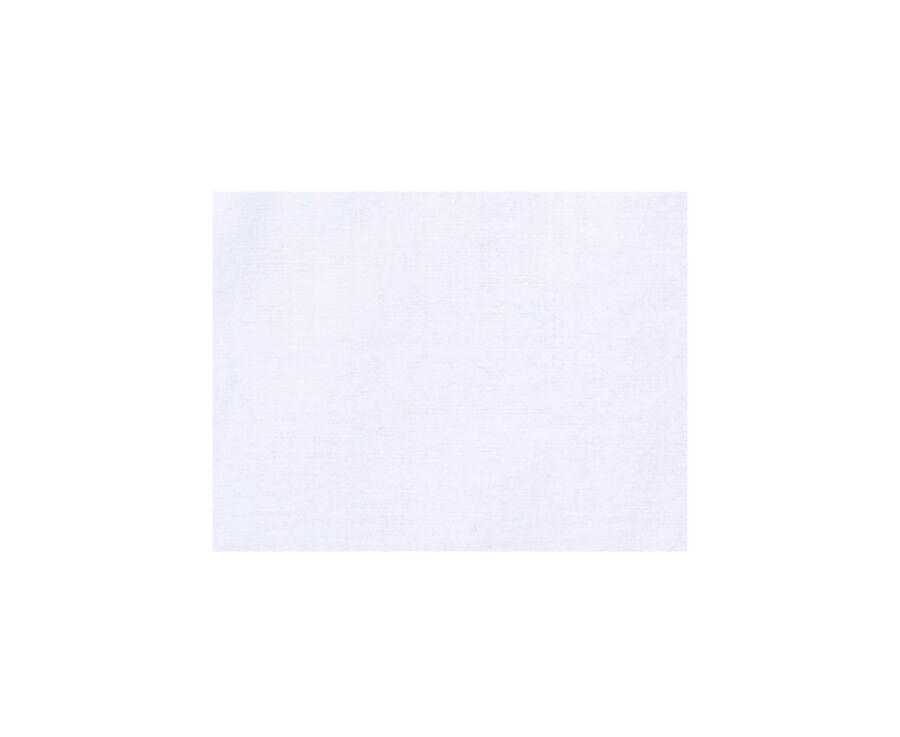 White plain cotton linen shirt - SILBERT