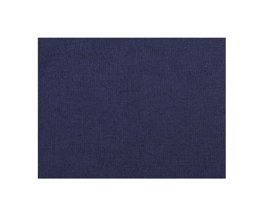 Navy cotton linen shirt - SILBERT