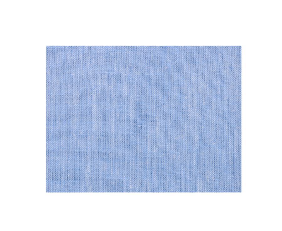 Blue Chambray cotton linen shirt - SILBERT
