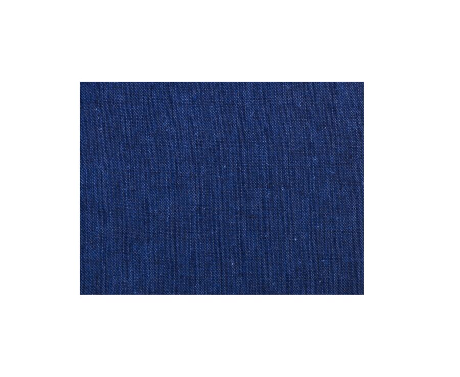 Indigo Chambray Cotton Linen Shirt - French Collar - SILBERT