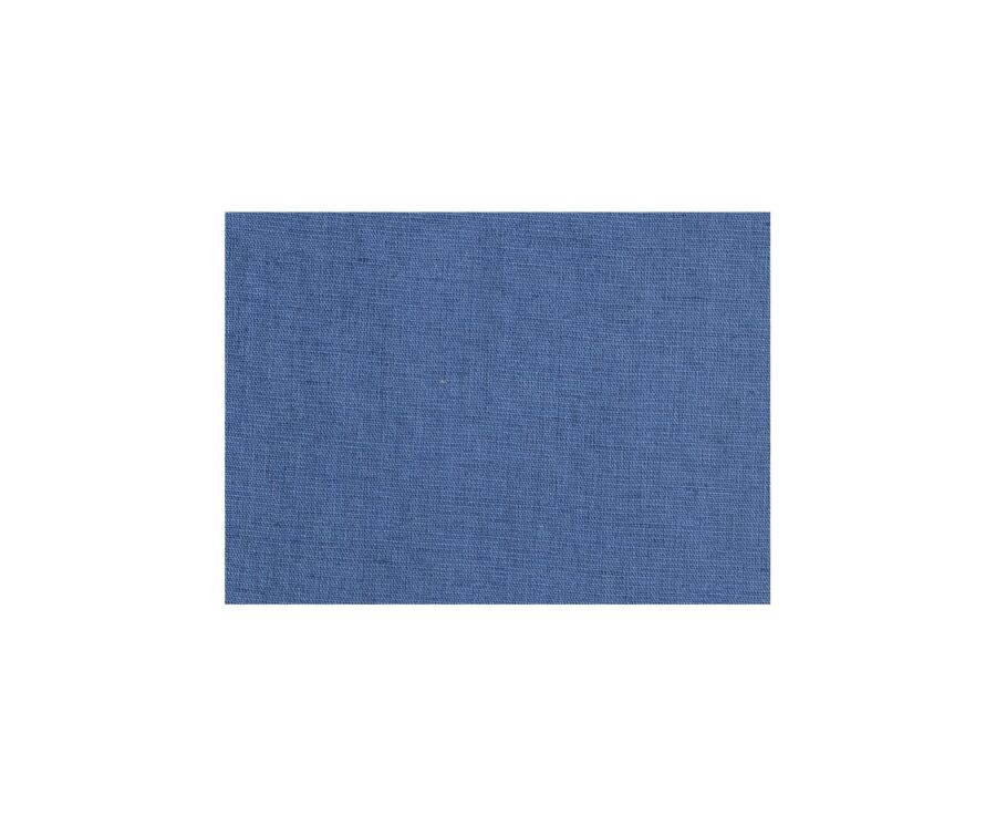 Indigo linen cotton shirt - Chest pocket - COLTEN MC