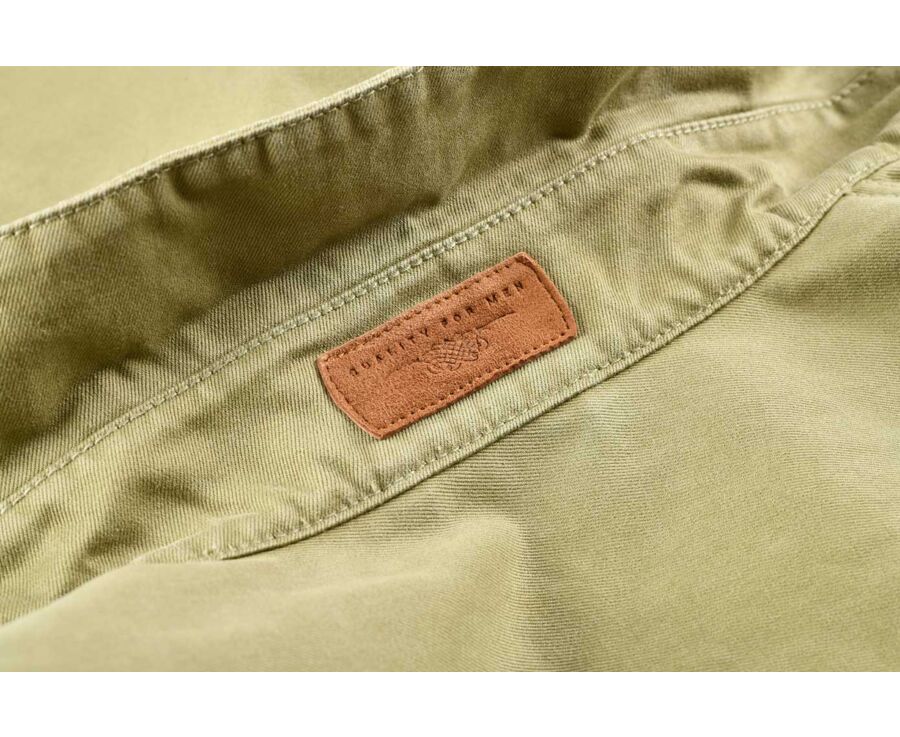 Men's Light Khaki Cotton Jacket - FÉLICIEN