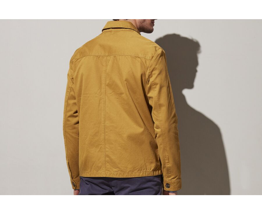 Men's Caramel Cotton Jacket - FÉLICIEN