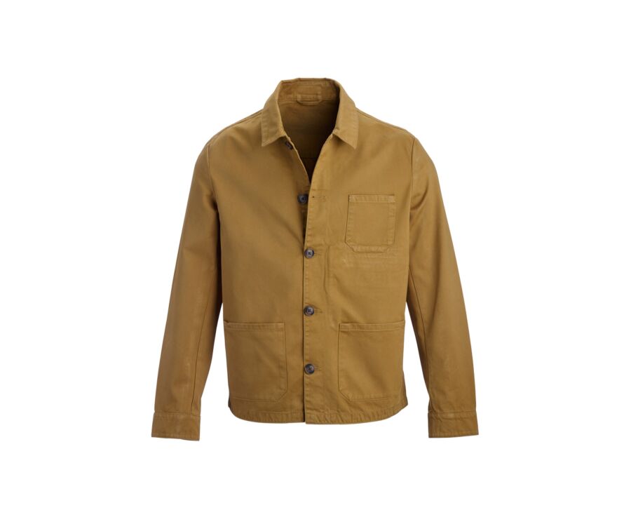 Men's Caramel Cotton Jacket - FÉLICIEN