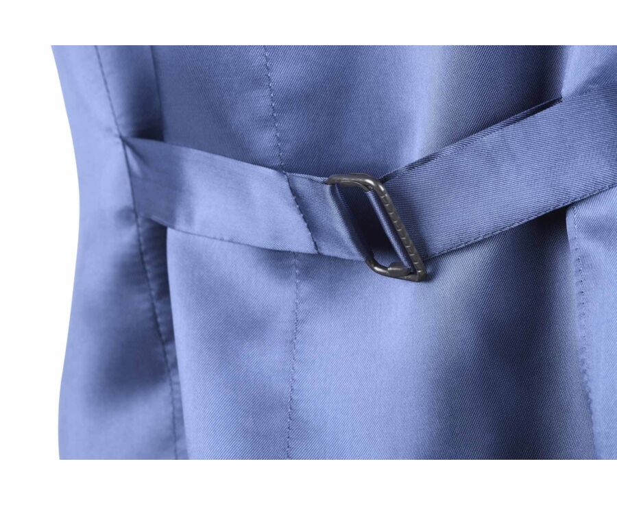 Men's Prussian Blue Suit Waistcoat - LAZARE