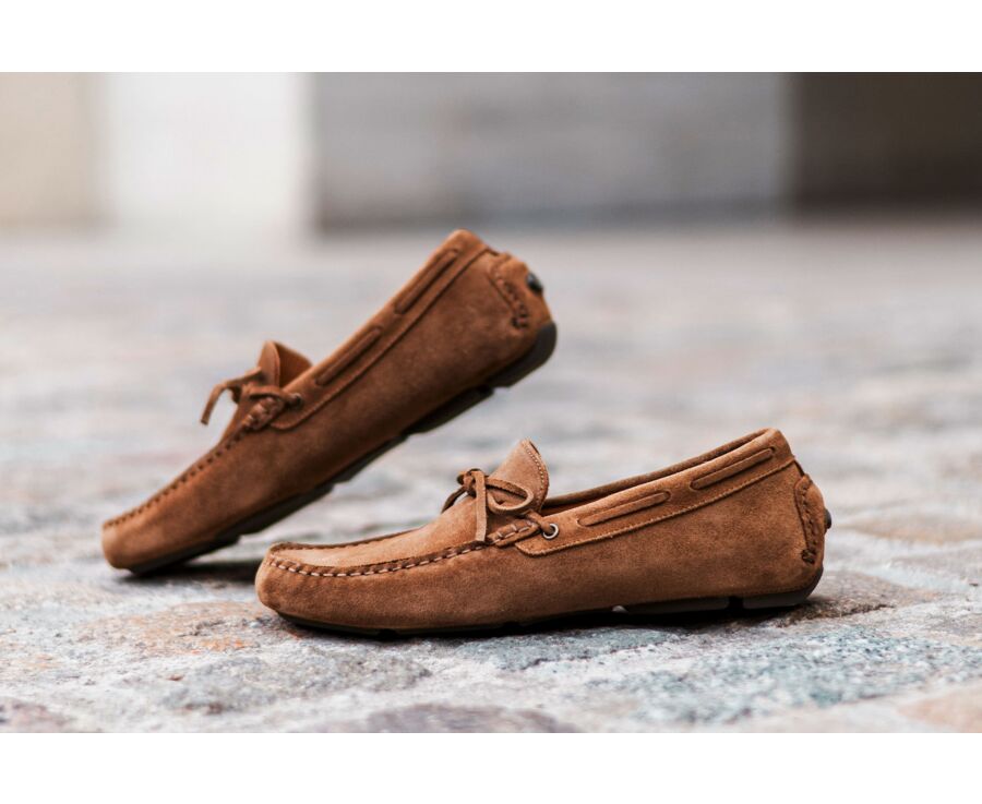 Chamois Velvet Men's summer Loafers - DELTONA