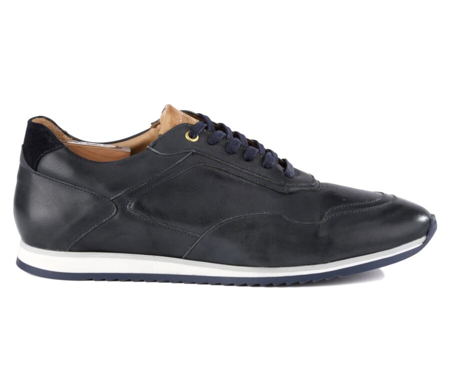 Mens trainers with deals zip on the side