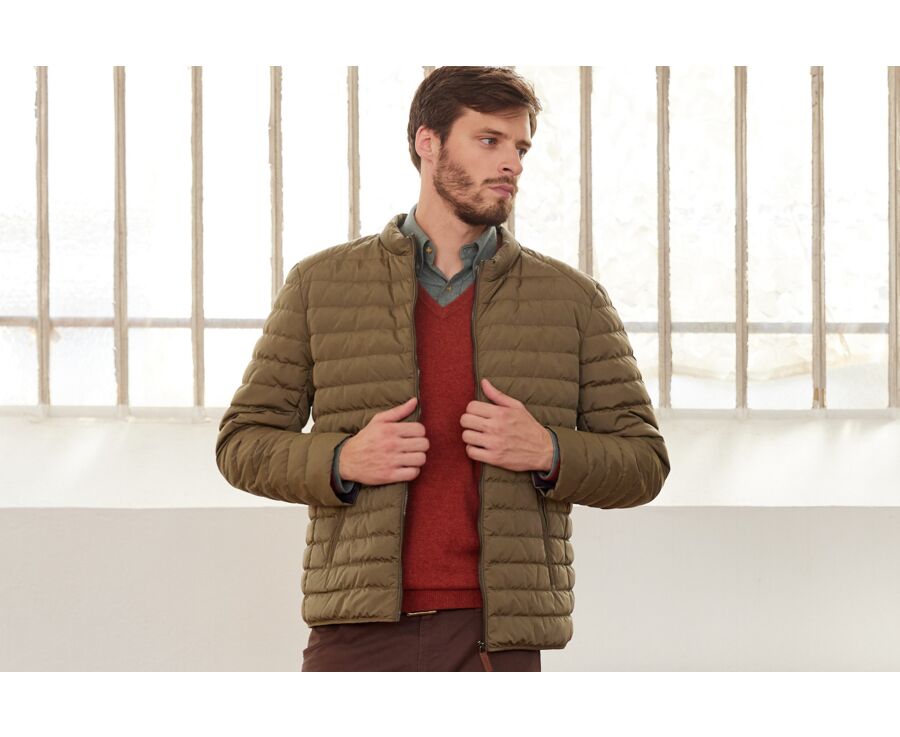 Khaki Lightweight Puffer Jacket - SVEN III