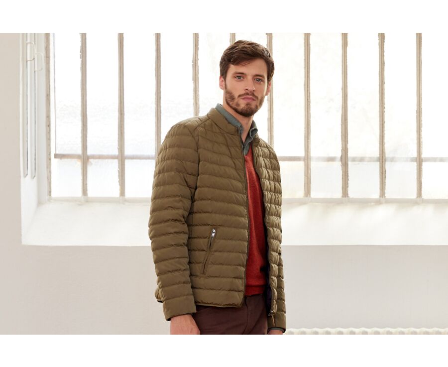 Khaki Lightweight Puffer Jacket - SVEN III