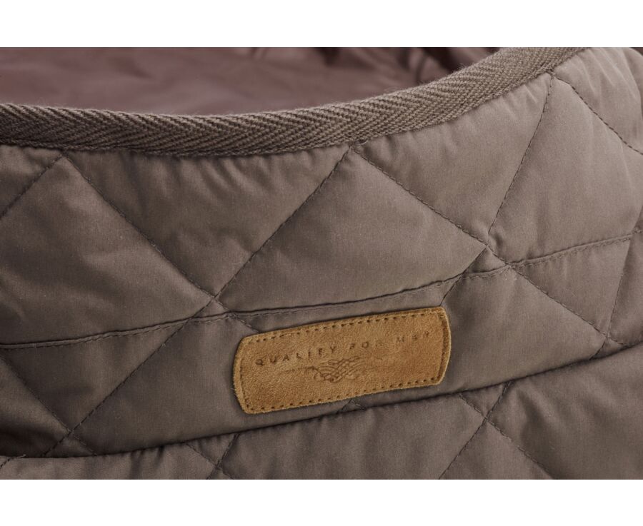 Chocolate Quilted Jacket - TORSTEN II