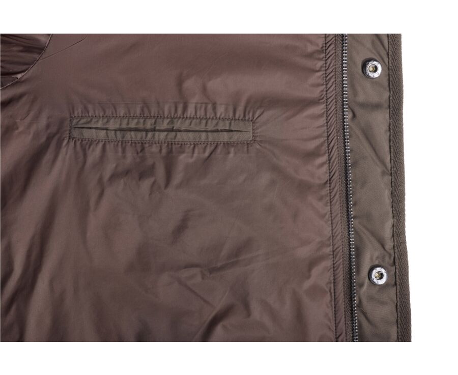 Chocolate Quilted Jacket - TORSTEN II