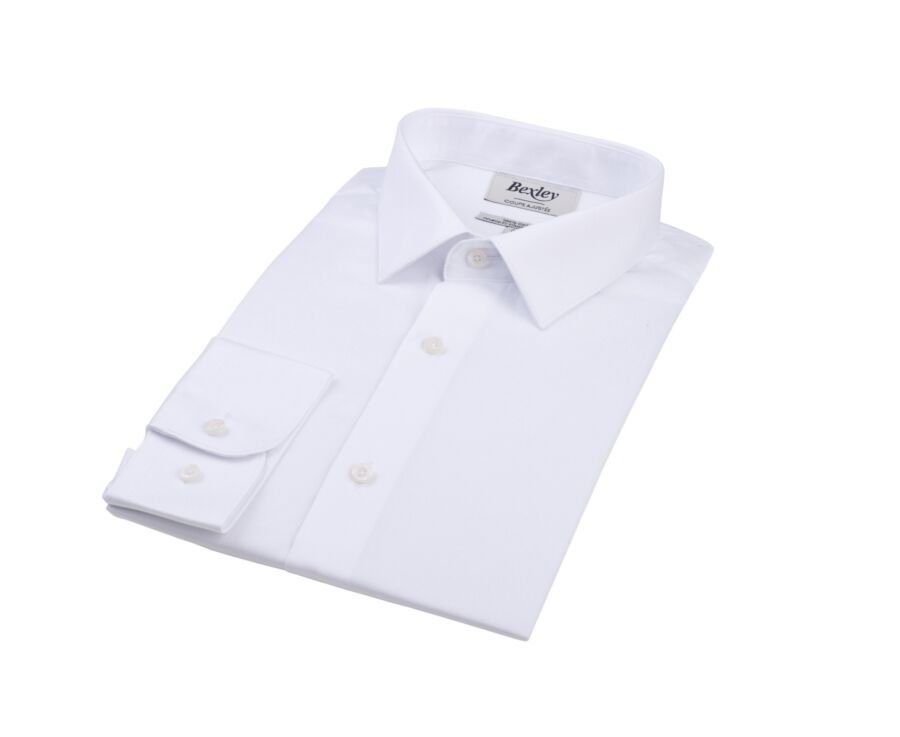 White Twill cotton shirt - CAUBERT