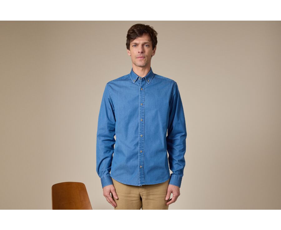 Light Denim shirt - CAMERON