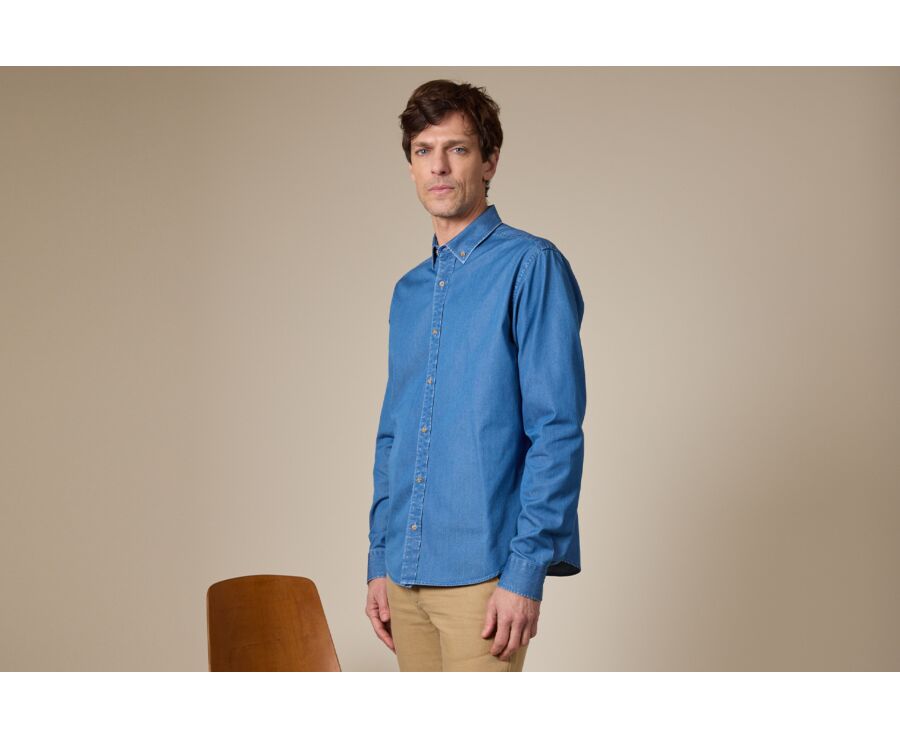 Light Denim shirt - CAMERON