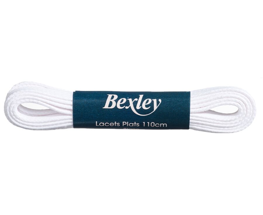 1 pair of White shoelaces for leather trainers