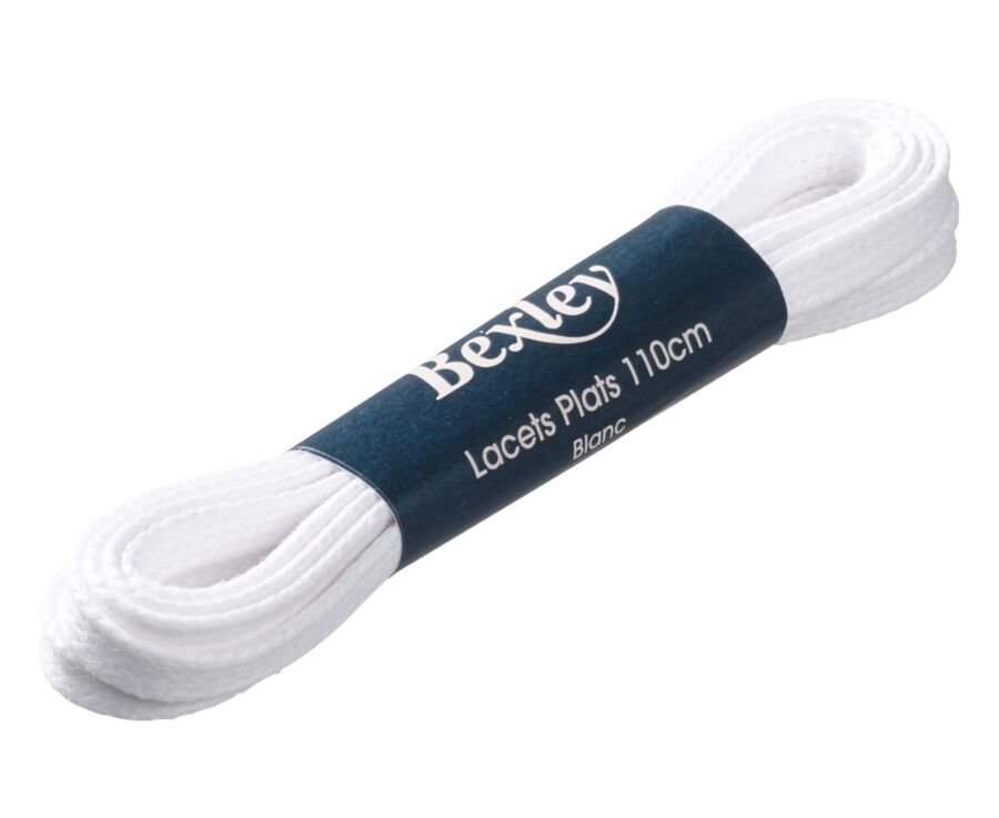 1 pair of White shoelaces for leather trainers