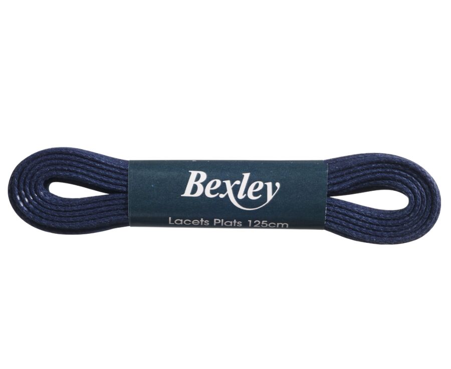 1 pair of Navy shoelaces for men's trainers