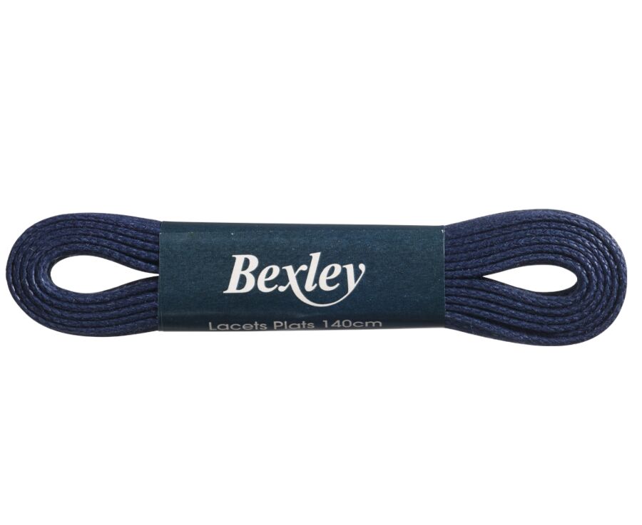 1 pair of Navy shoelaces for men's high top trainers