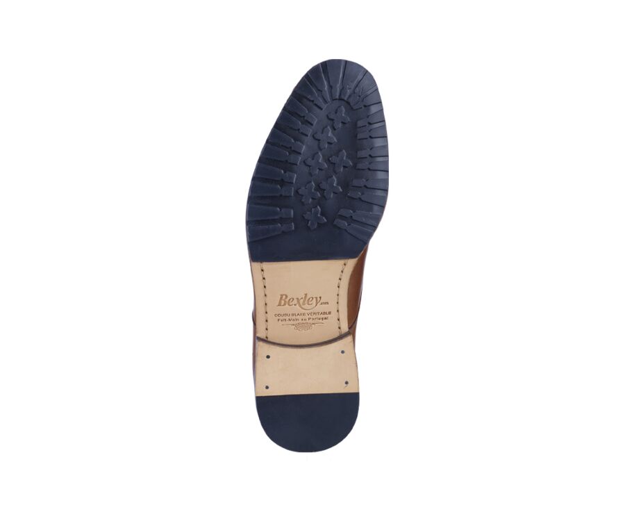 Patina Hazelnut Derby Shoes - EASTLING PATIN