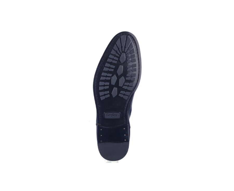 Black Leather Chelsea Boots - ALDERTON GOMME