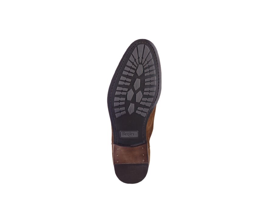 Havana Suede Leather Chelsea Boots - ALDERTON GOMME
