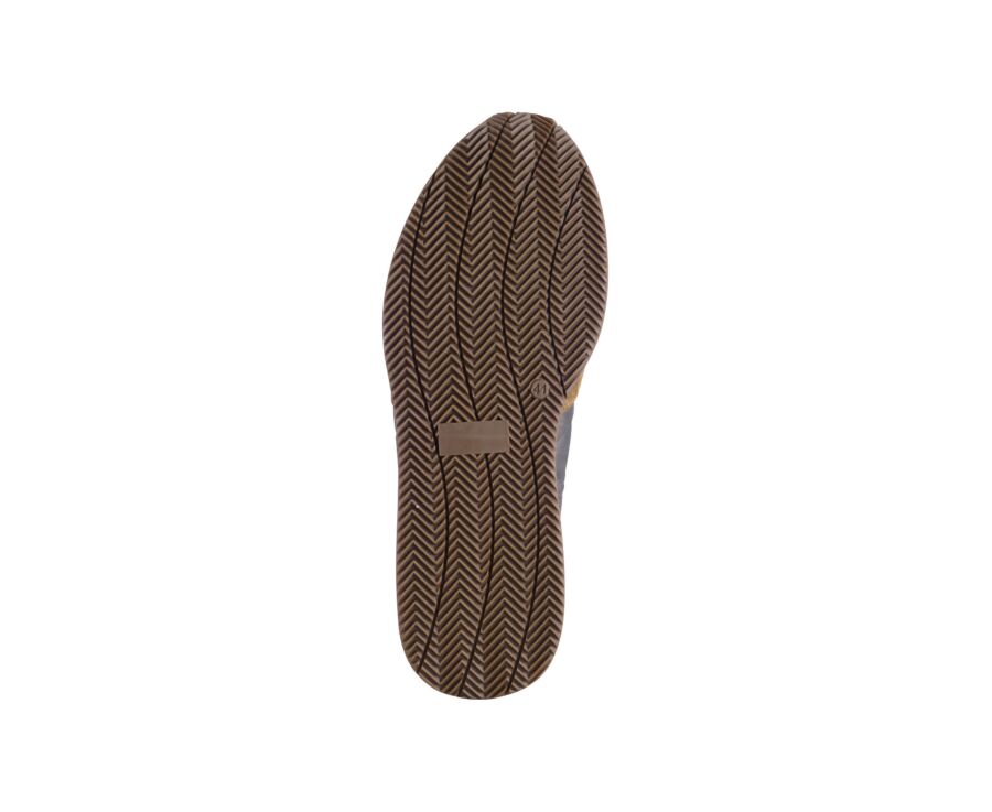 Chamois and Khaki Men's Trainers - NIRRANDA