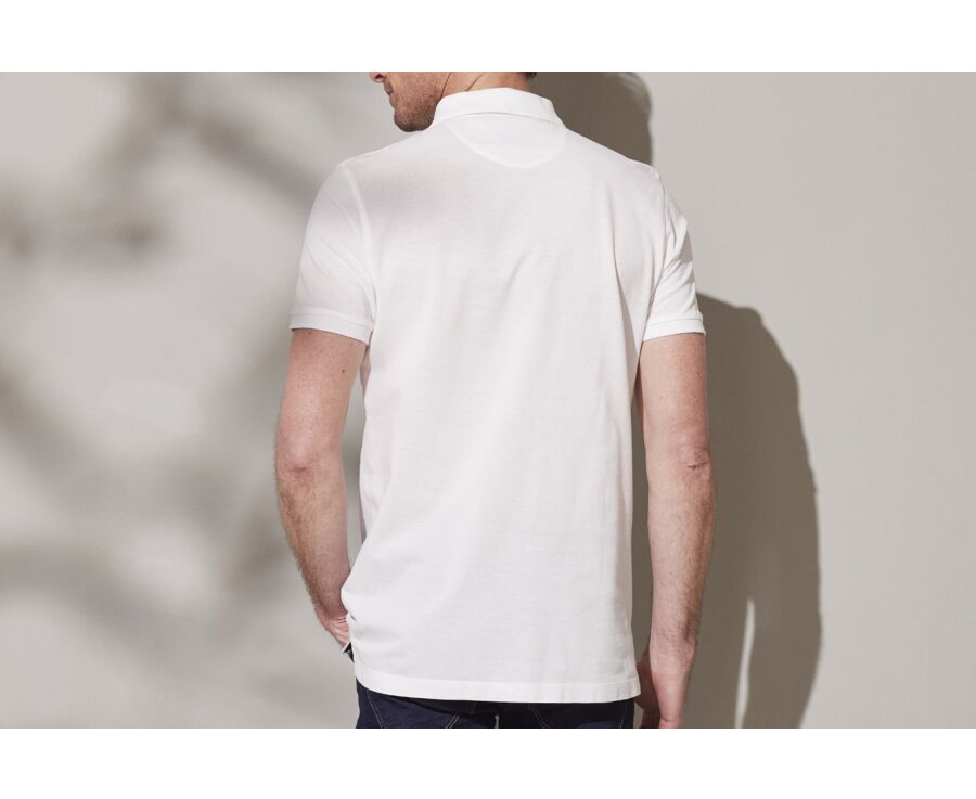 White Light Men's polo shirt - ALSTON